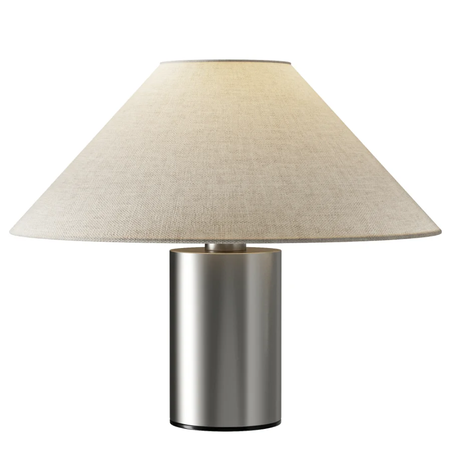 Zara Home Metal Fabric Table Lamp - Image 1