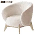 Tilar Velvet Sand Chair - Thumbnail 2