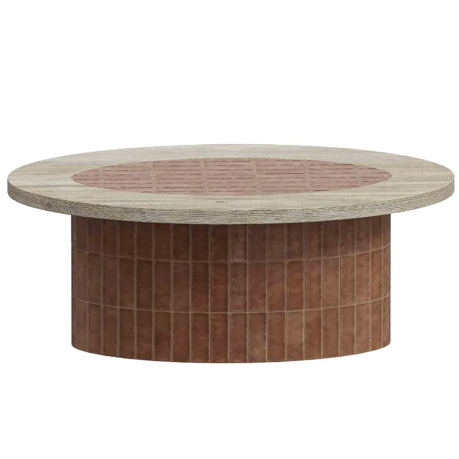 Welcome Coffee Table in Berry - Image 1