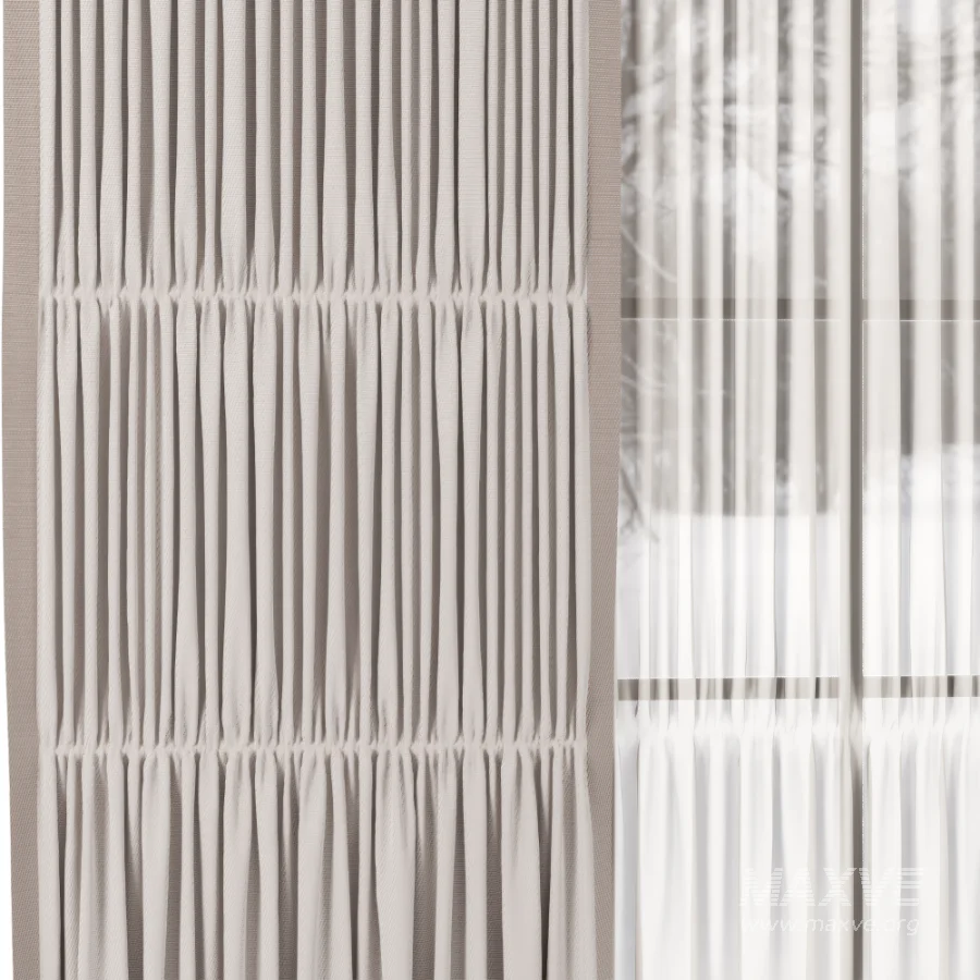 Silk and Cotton Curtain Set 114 - Image 4