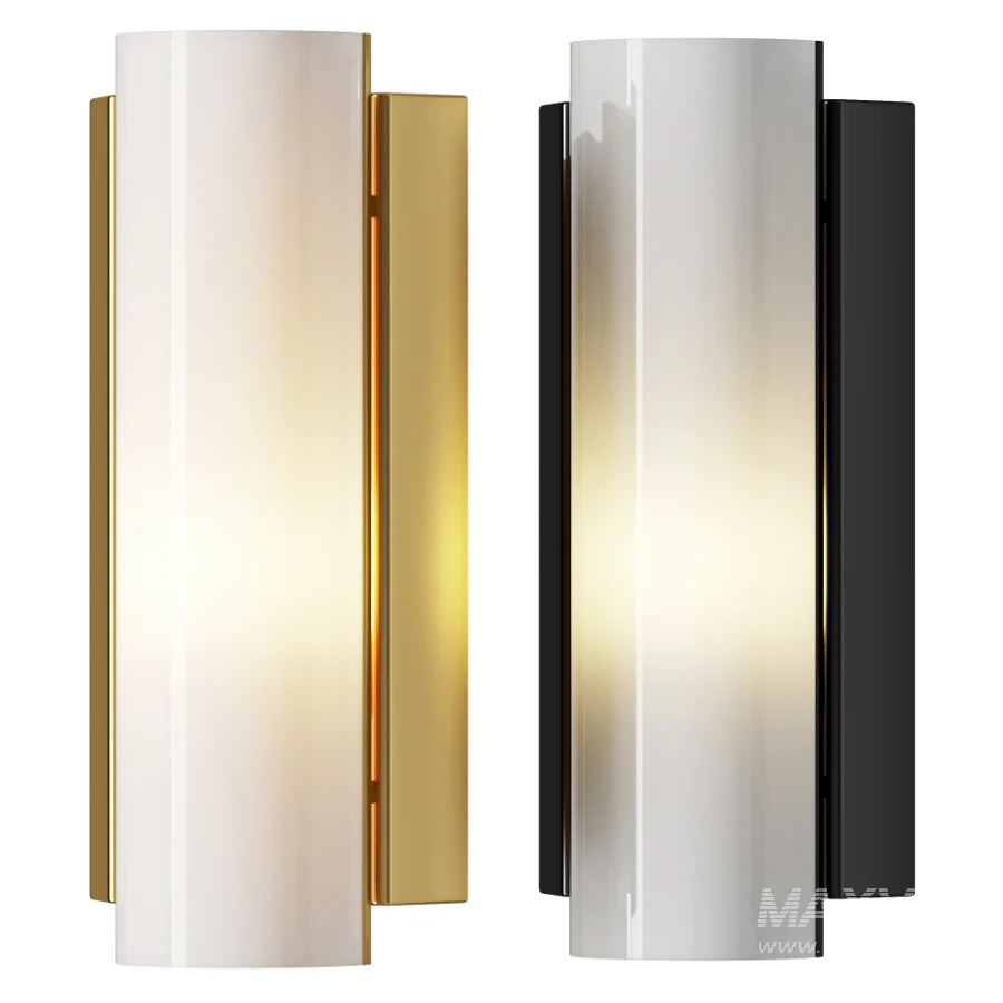 Swedish Brass Acrylic Wall Light Large - Image 1