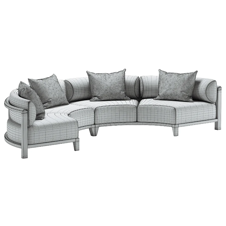Tamarindo Curved Sofa - Image 5