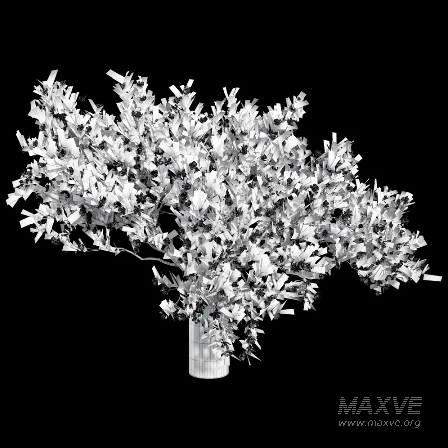 Bouquet Blooming Branch Spring Flowers in a Glass Vase - Image 5