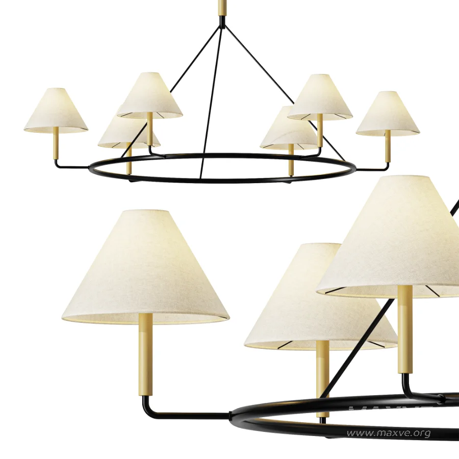 Kensington Metal Round Chandelier - Image 1