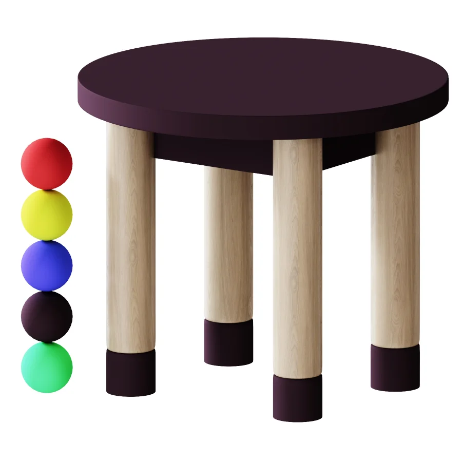 Childrens chair Plumpi White Wooden - Image 2