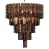 Empire Smokey Quartz Glass Chandelier - Thumbnail 1