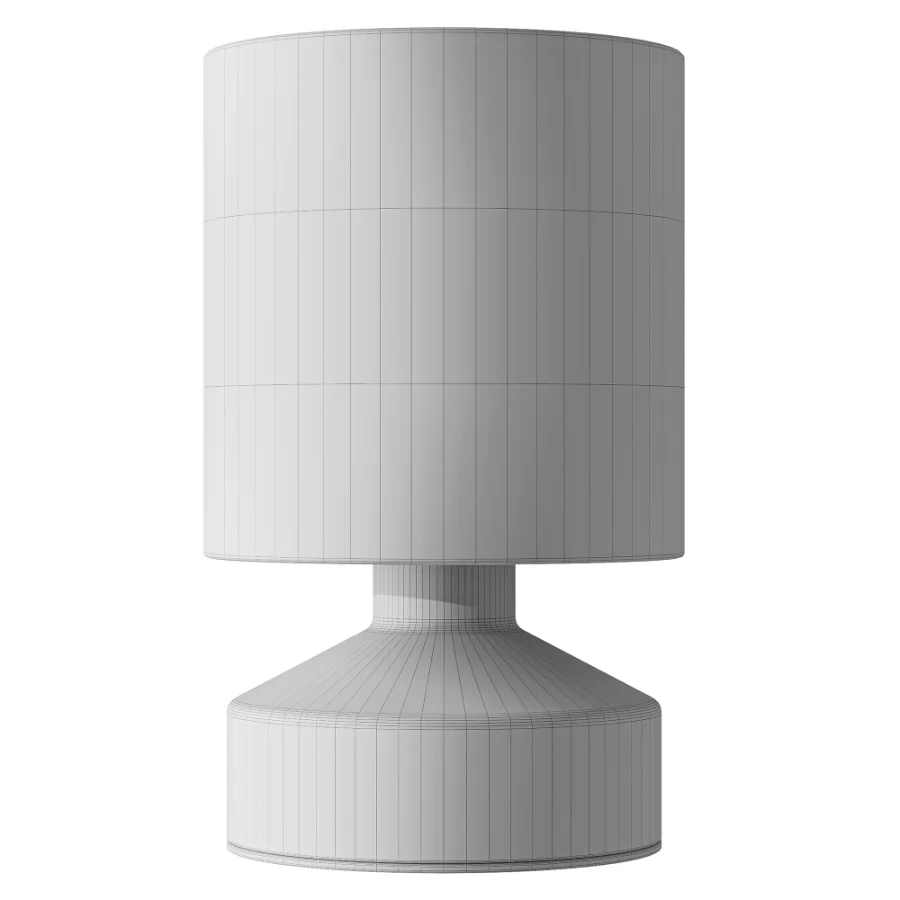 Mango Ceramic Base Fabric Table Lamp - Image 3
