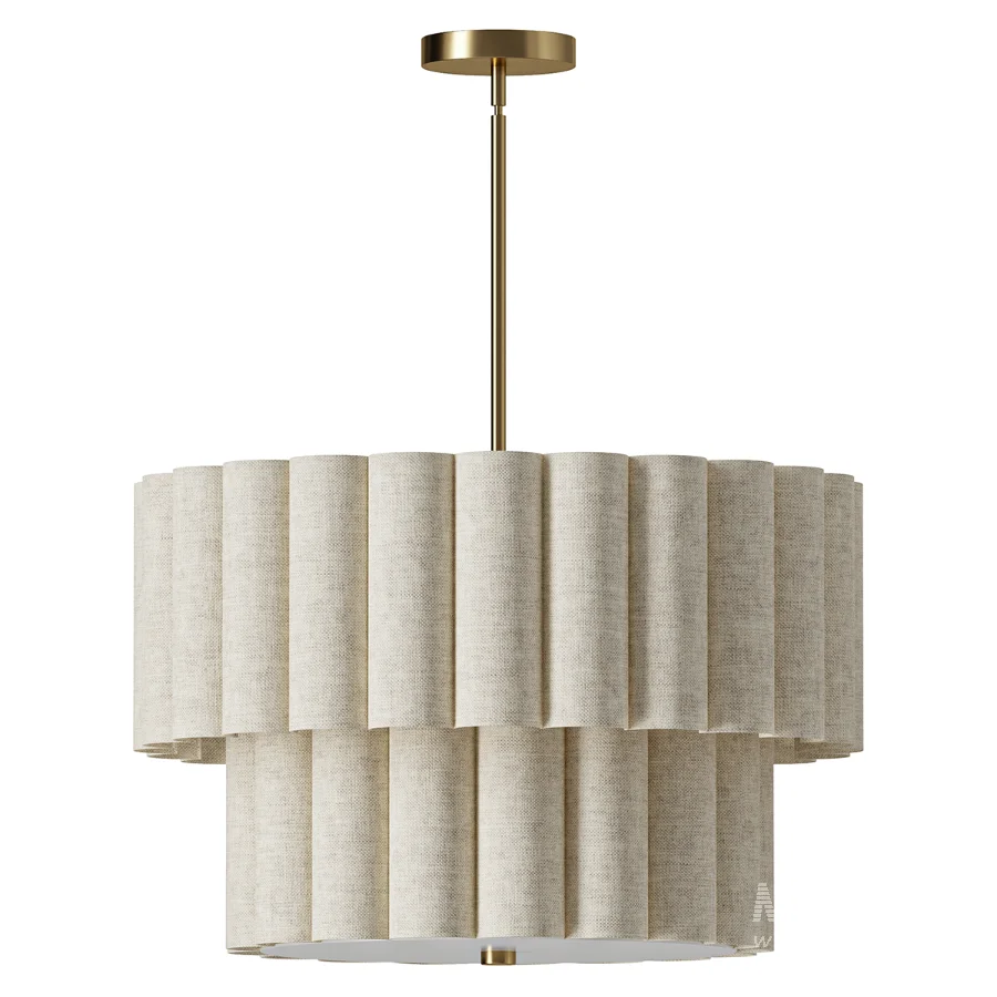 Dainolite Pacifica Aged Brass Pendant - Image 3