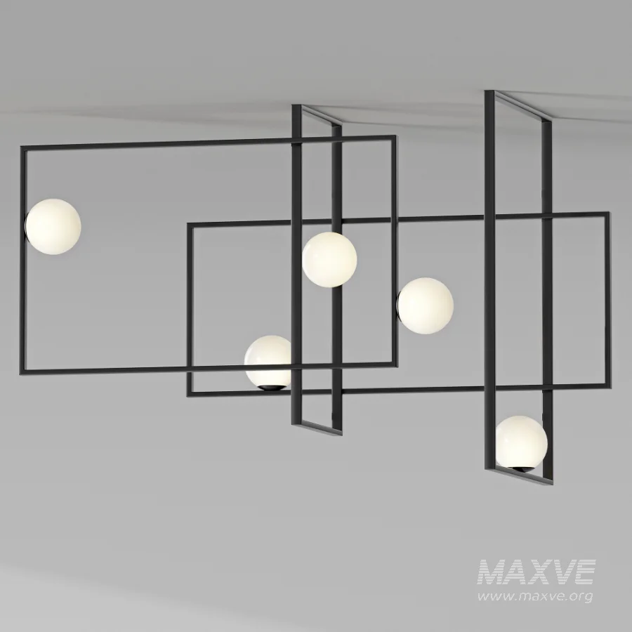 Venicem Mondrian Glass Ceiling Light - Image 1