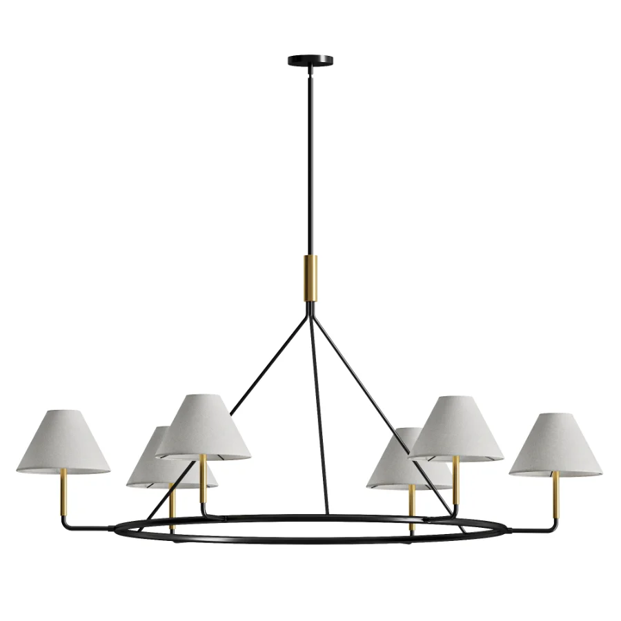 Kensington Metal Round Chandelier - Image 2
