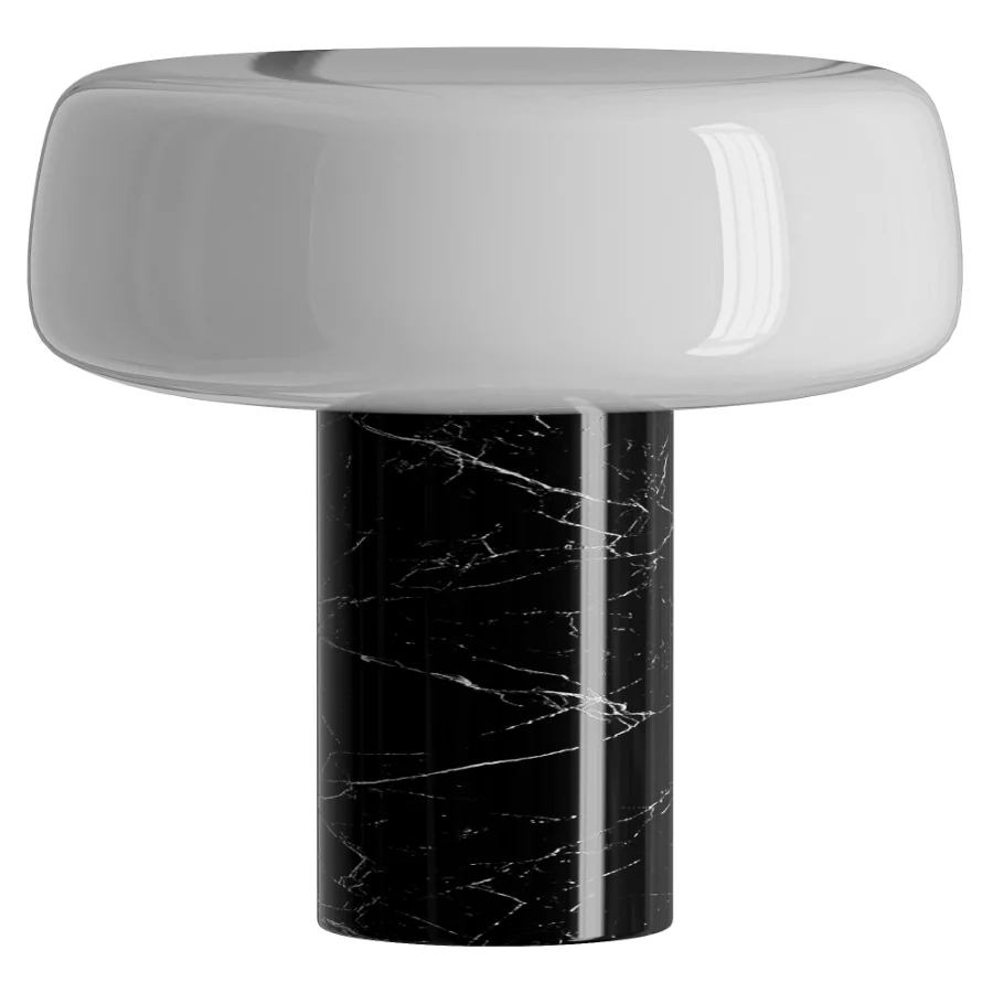 Solid Marble Rechargeable Outdoor Table Lamp - Image 2
