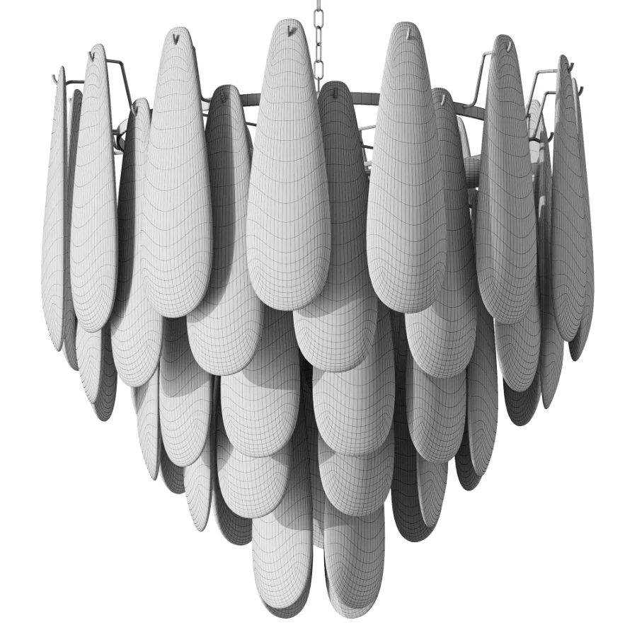 Eichholtz Chaves Brass Champagne Glass Chandelier - Image 4