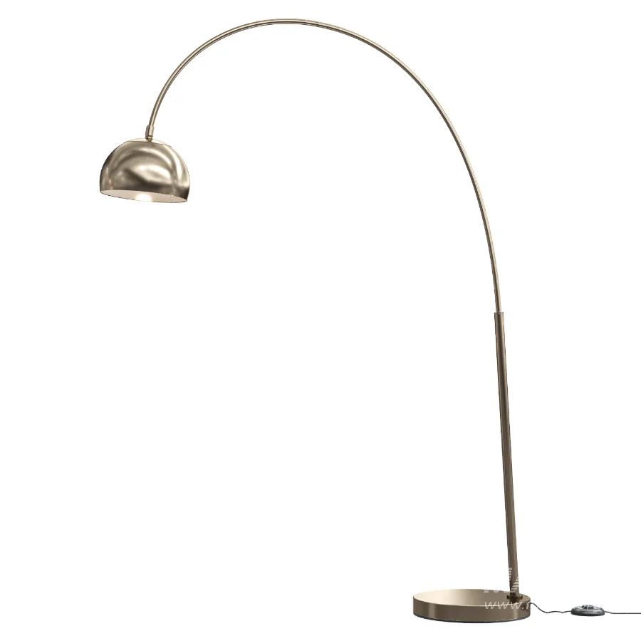 Overarching Metal Shade Floor Lamp - Image 1