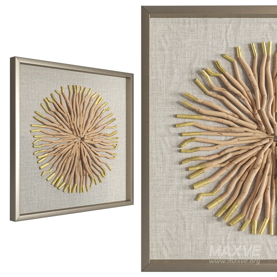 Uttermost Leone Shadow Box Wall Art - Image 5