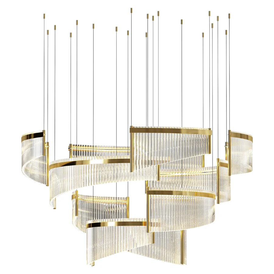 Il Paralume Marina Contemporary Murano Glass Chandelier - Image 2