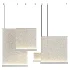 Square Fabric Linear Pendant - Thumbnail 1