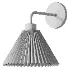 Modern Pleated Umbrella Shade Wall Sconce 1 Light - Thumbnail 2