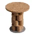 Kari Side Table Teak d45 - Thumbnail 2