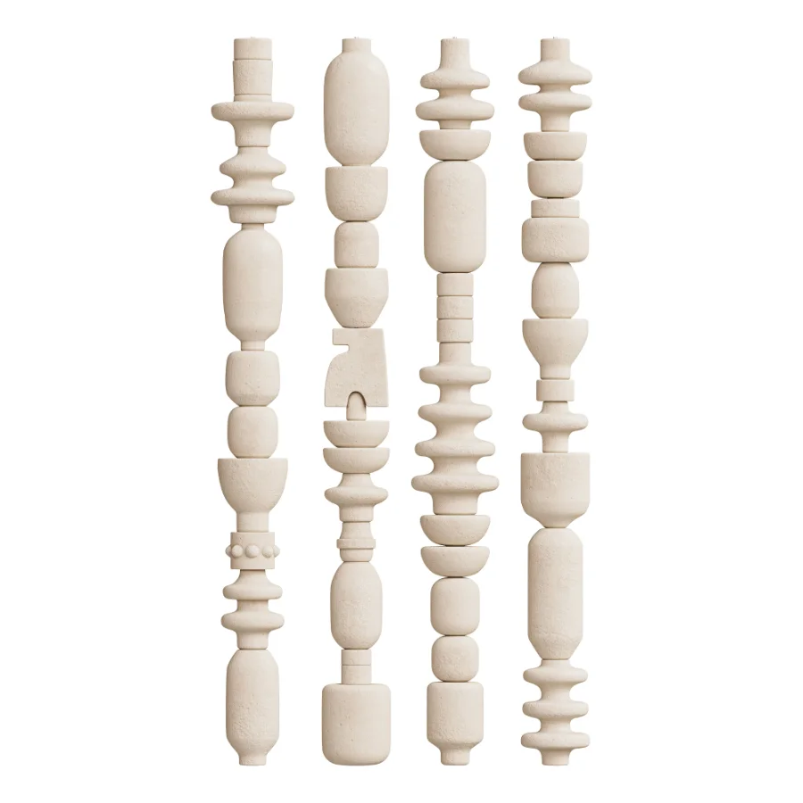 Abstract Sculptural Columns - Image 1