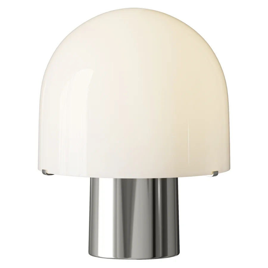 Mazzega Opal Glass Table Lamp - Image 1