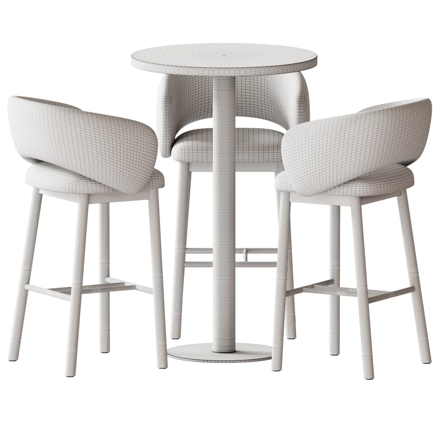 Dining set 038 - Image 4