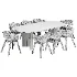 Dinning chair and table342 - Thumbnail 6