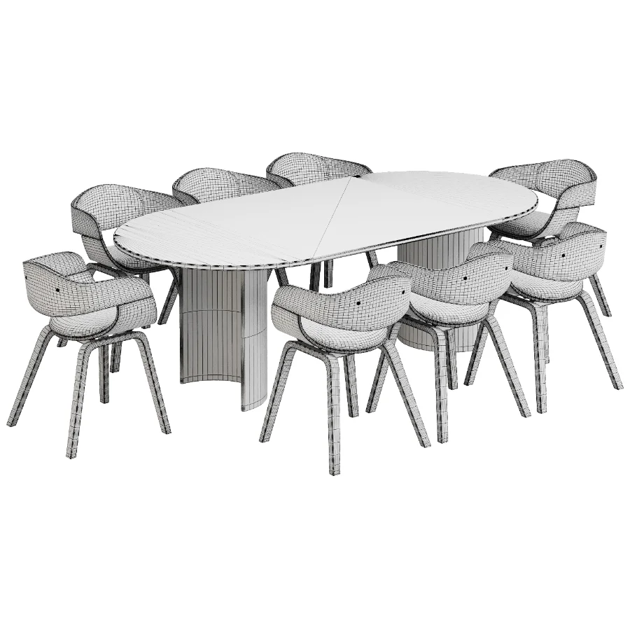 Dinning chair and table342 - Image 6