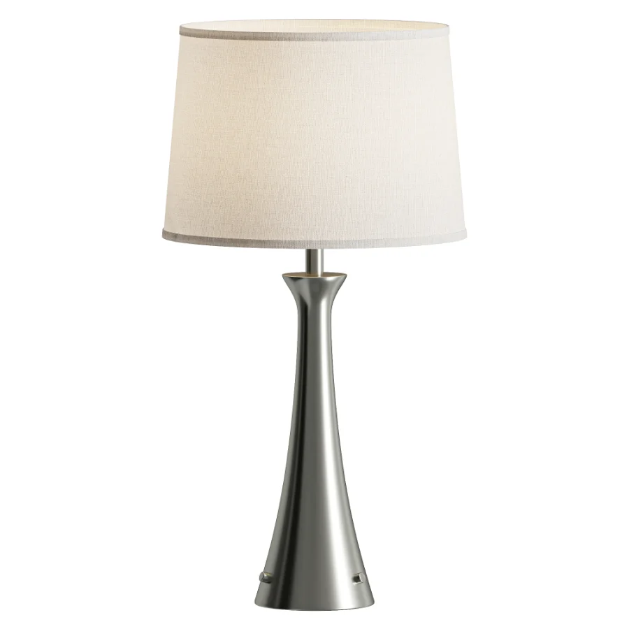 Black Finish Outlet USB Table Lamp - Image 2
