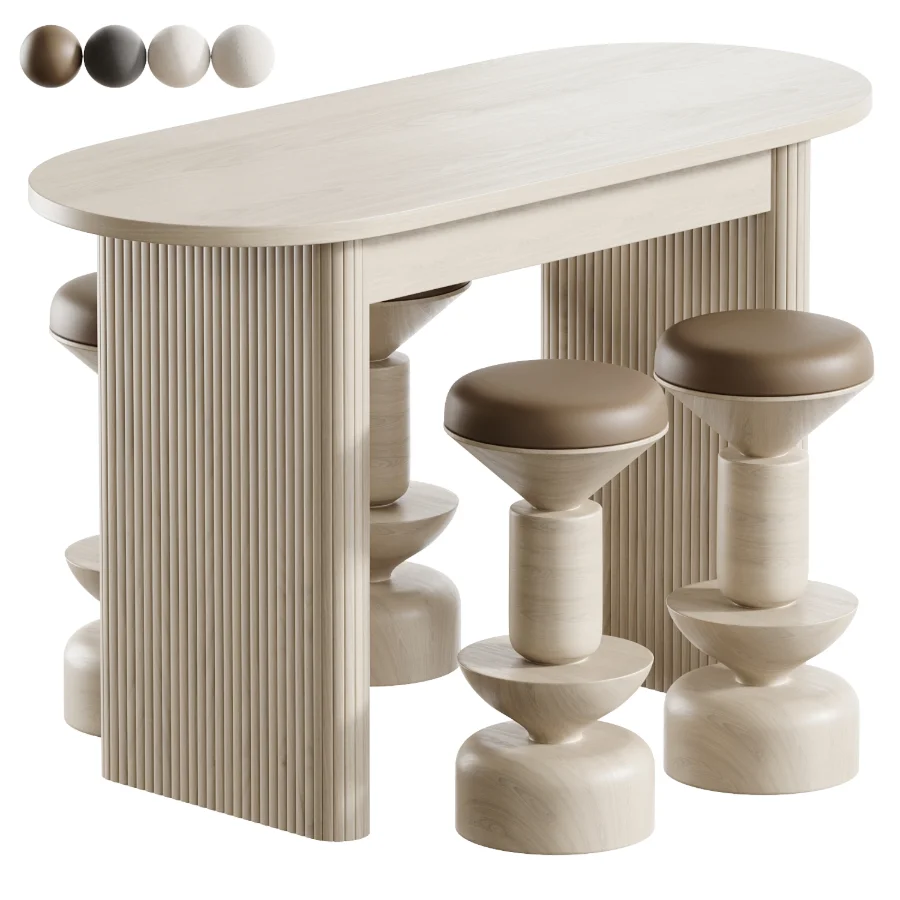 Dining set 035 - Image 4