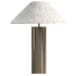 Bleeker Aged Brass And Linen Table Lamp - Thumbnail 3