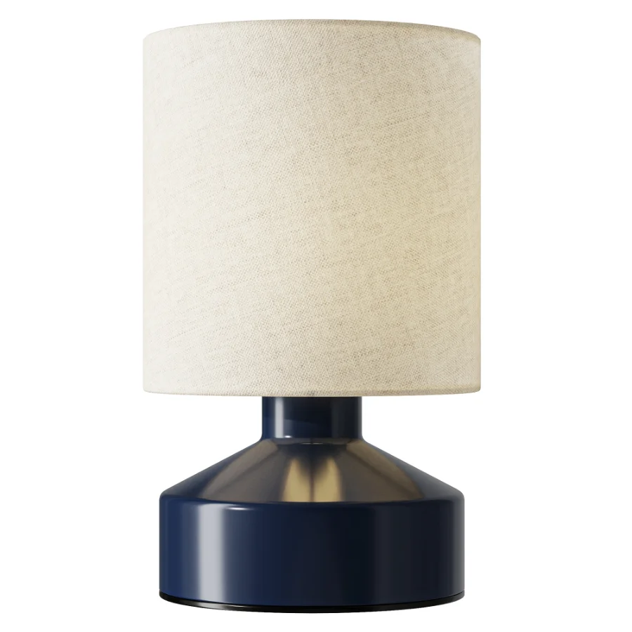 Mango Ceramic Base Fabric Table Lamp - Image 1