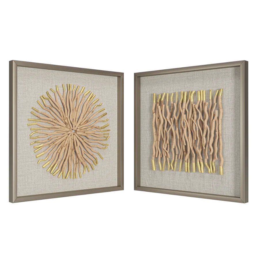 Uttermost Leone Shadow Box Wall Art - Image 3