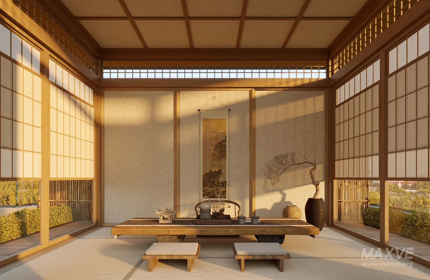 Japanese courtyard - Image 5