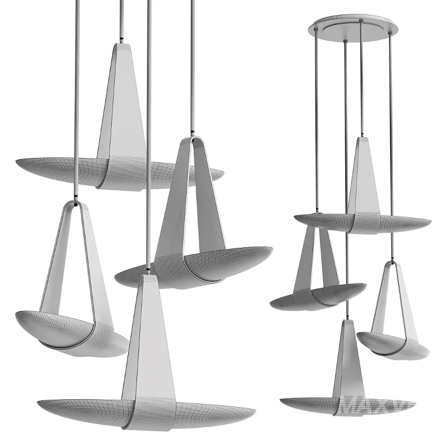 Sophia Chandelier by Hilliard 4 shapes - Image 5