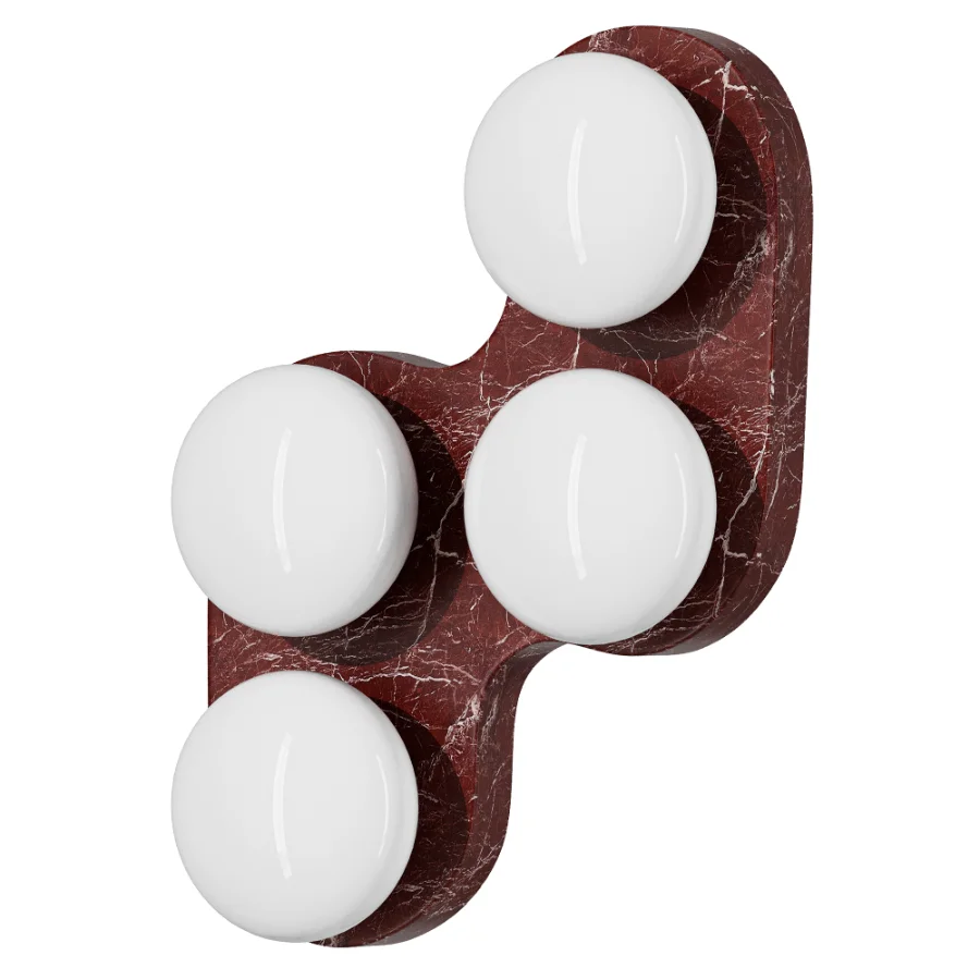 Wilf Wall Light in Red - Image 1