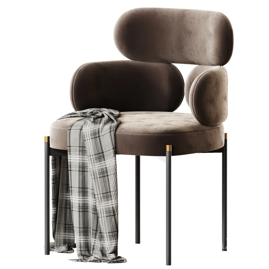 Stainless Steel fabric chair - Image 4