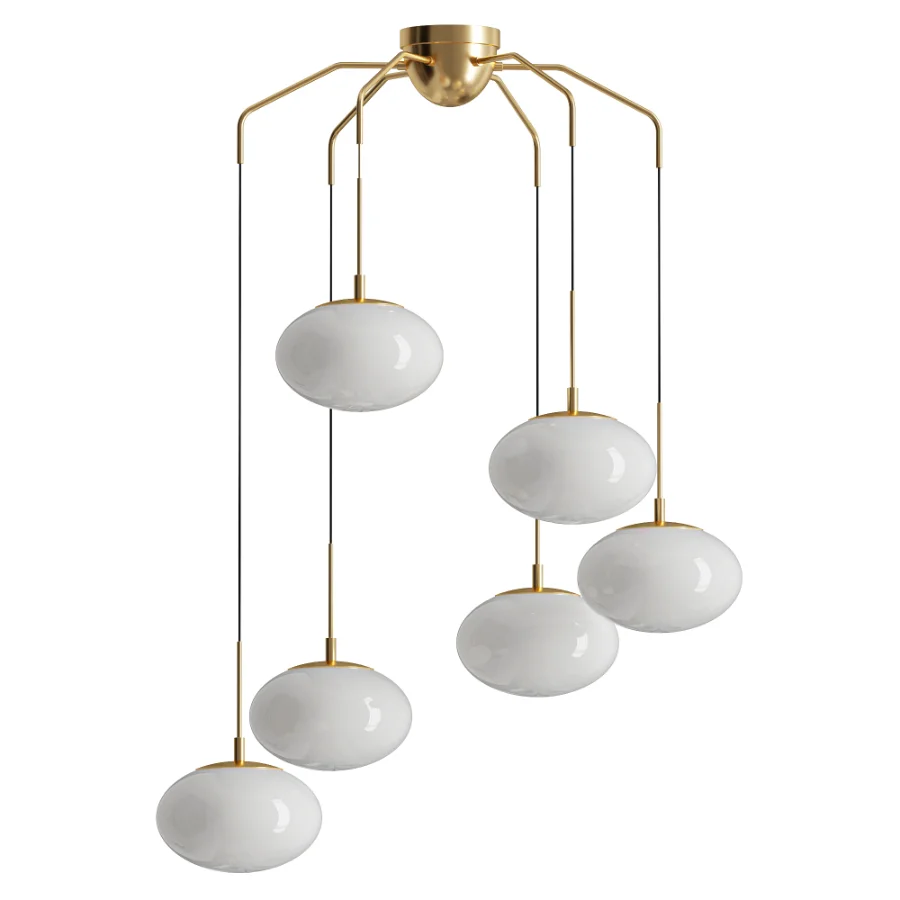 Possini Graham Gold Chandelier - Image 2