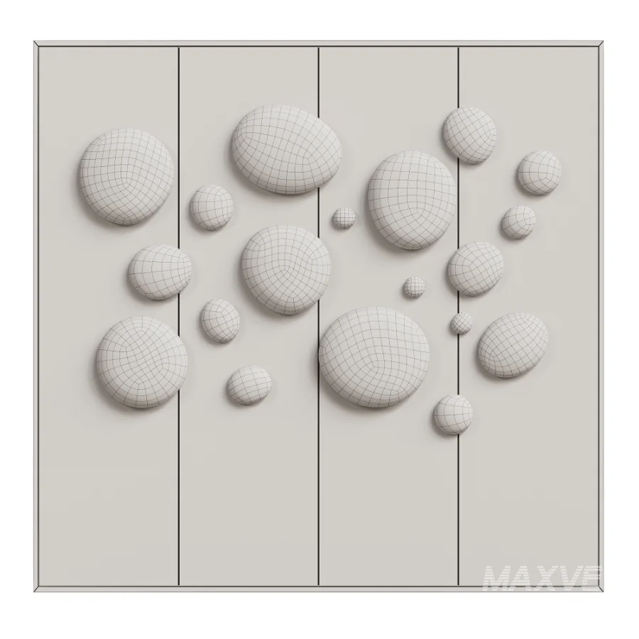 Chrome Bubble Wall Decor 9 - Image 5