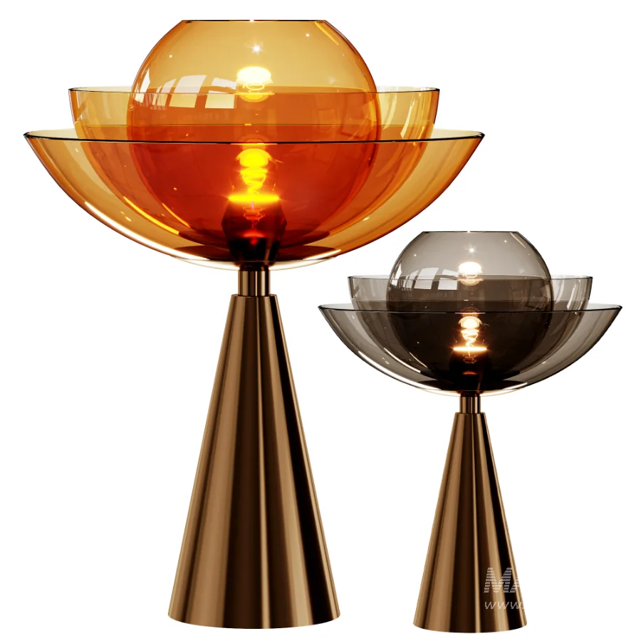 Lotus Table Lamp by Mason Editions - Image 1