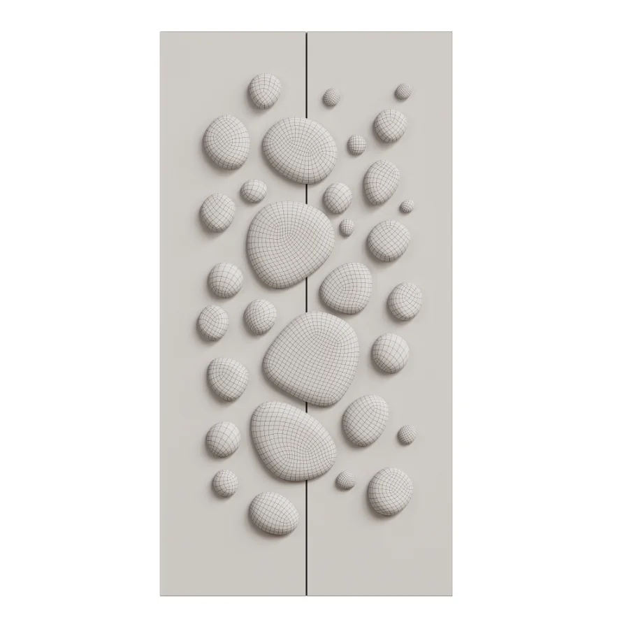 Chrome Bubble Wall Decor 11 - Image 4