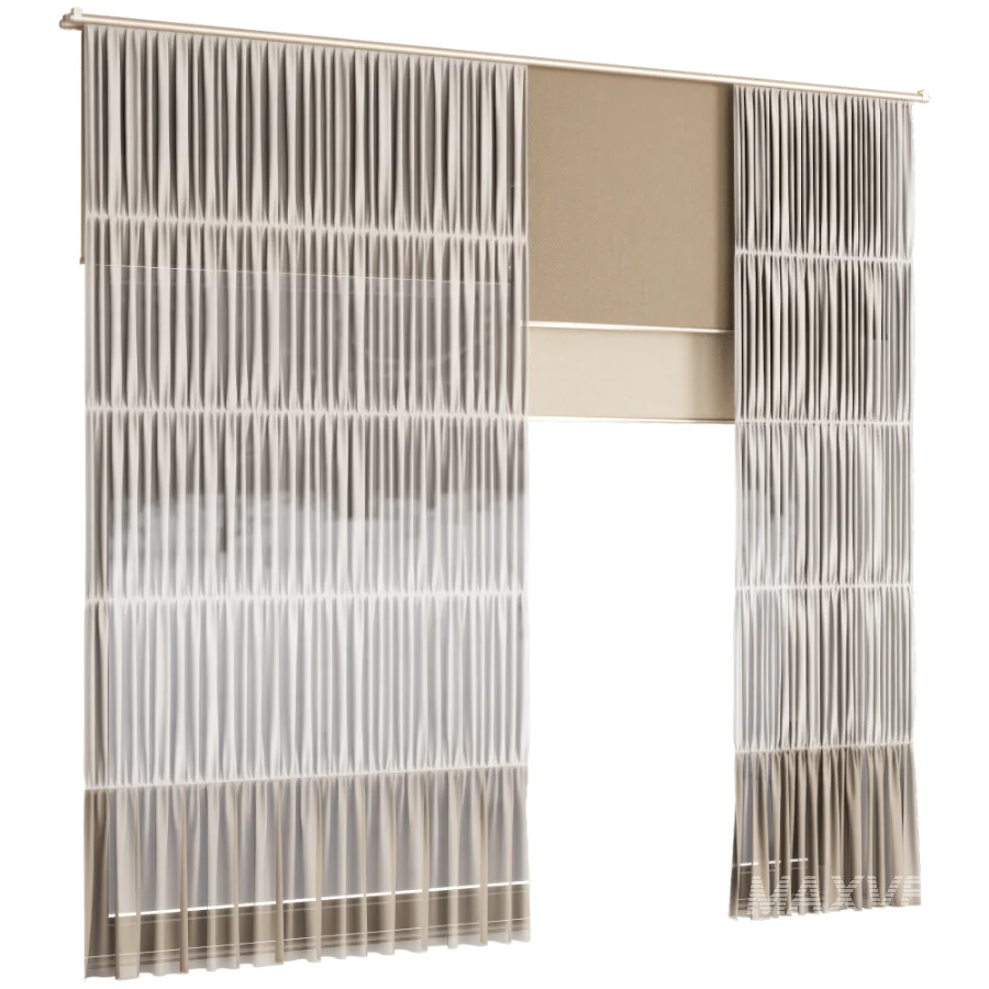 Silk and Cotton Curtain Set 115 - Image 3