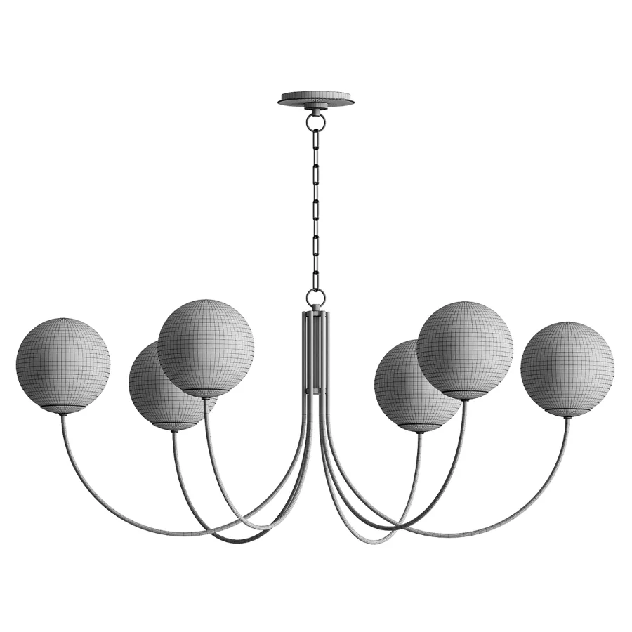Kate Spade Noemie Linen Chandelier - Image 3