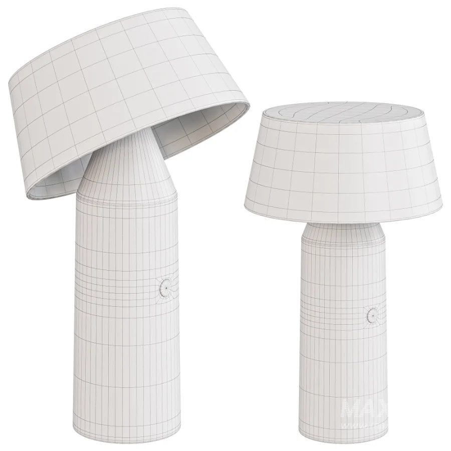 Bicoca LED Rechargeable Table Lamp Light Blue MARSET - Image 7