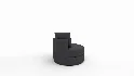 Balboa Upholstered Swivel Armchair - Thumbnail 1