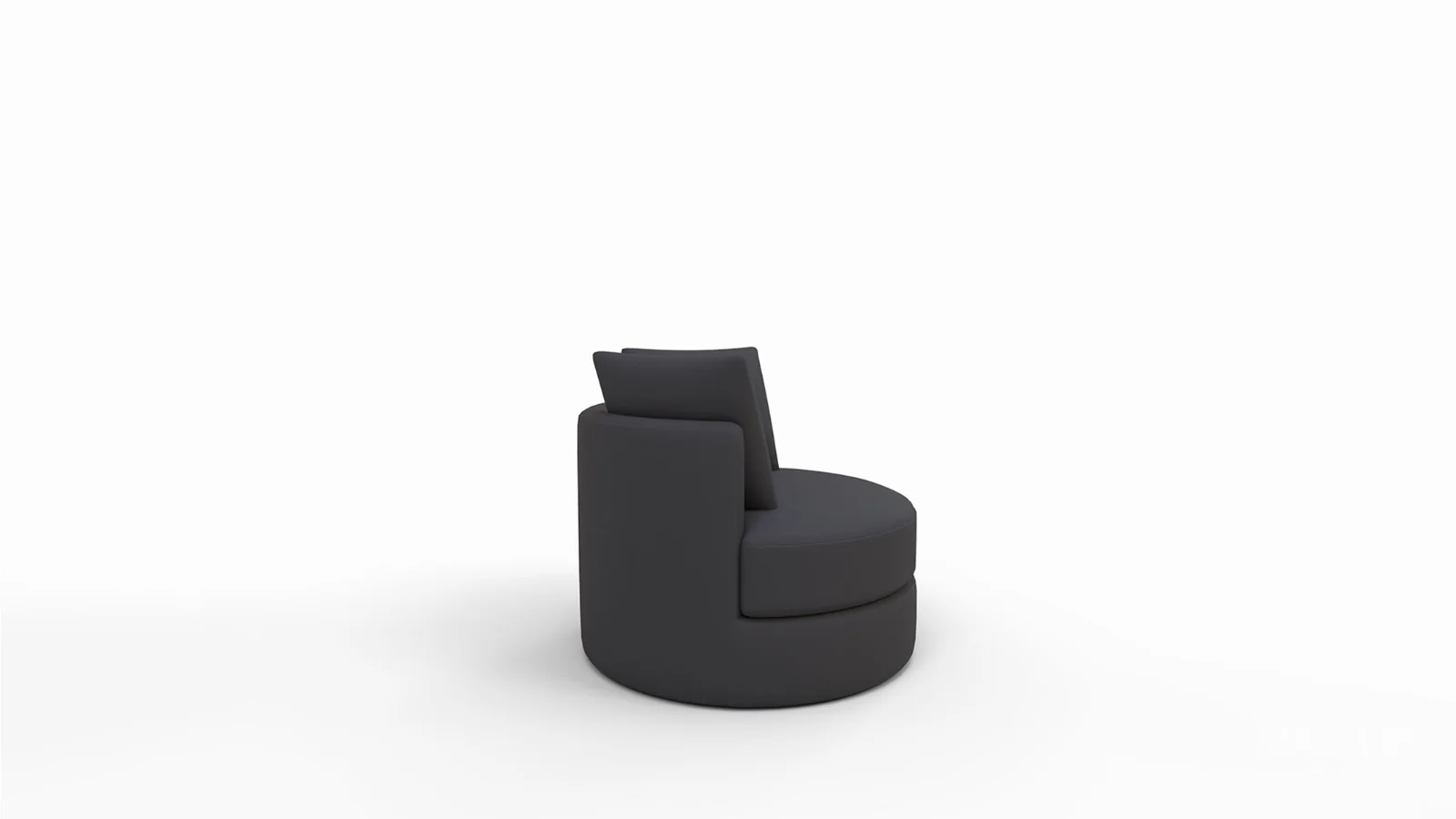Balboa Upholstered Swivel Armchair - Image 1