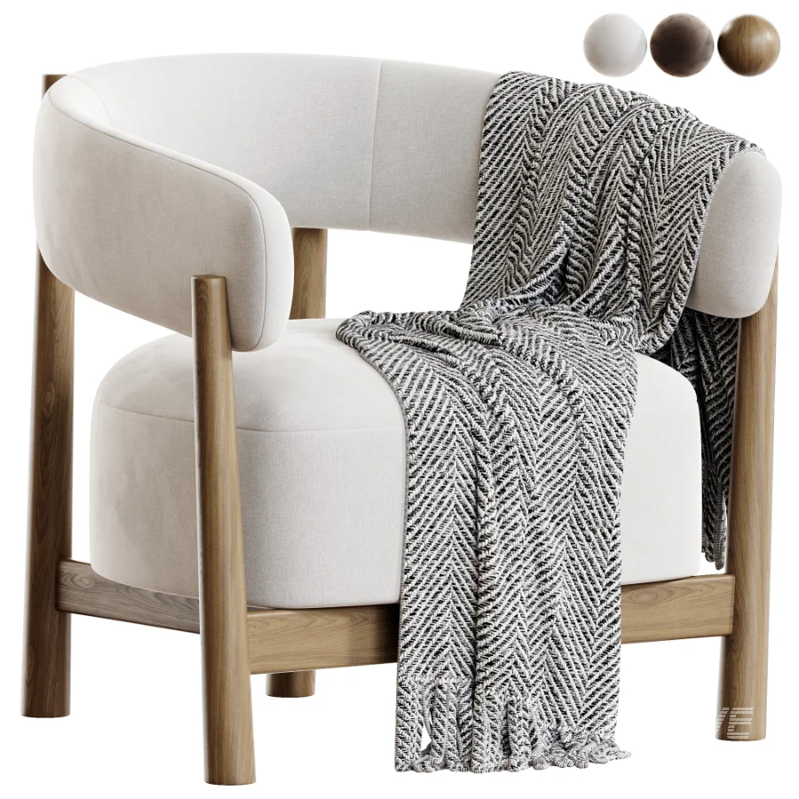 Dalya Armchair with Armrests - Image 1