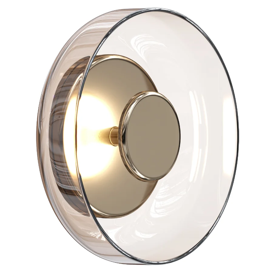 Mouth blown LED wall lamp Blossi - Image 2