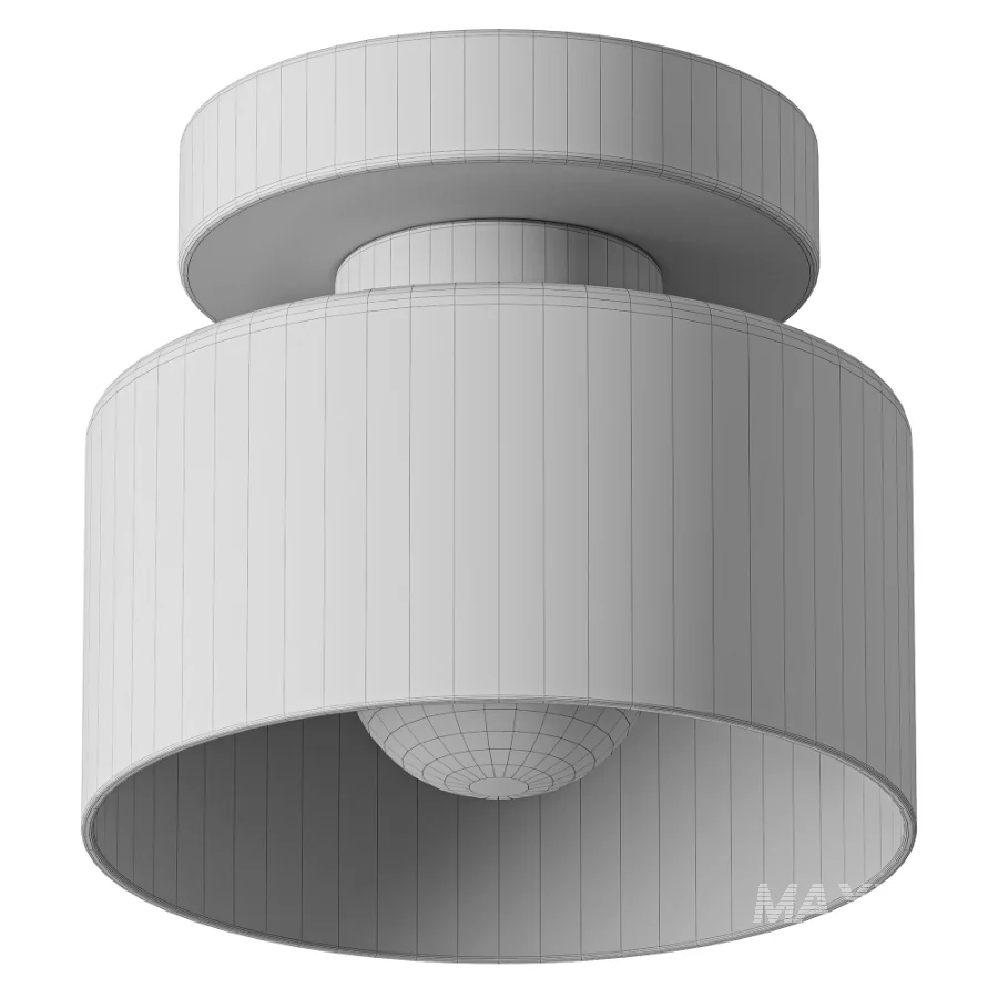 SohoLife Moriglaze Cylinder Glass Flush Ceiling Light - Image 3