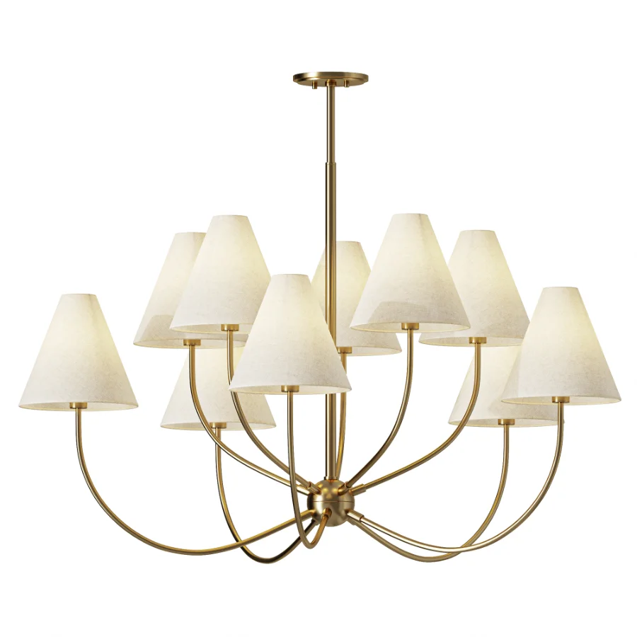 Yara 10 Light Chandelier - Image 1