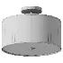 Semi Flush Mount Drum Ceiling Light - Thumbnail 2